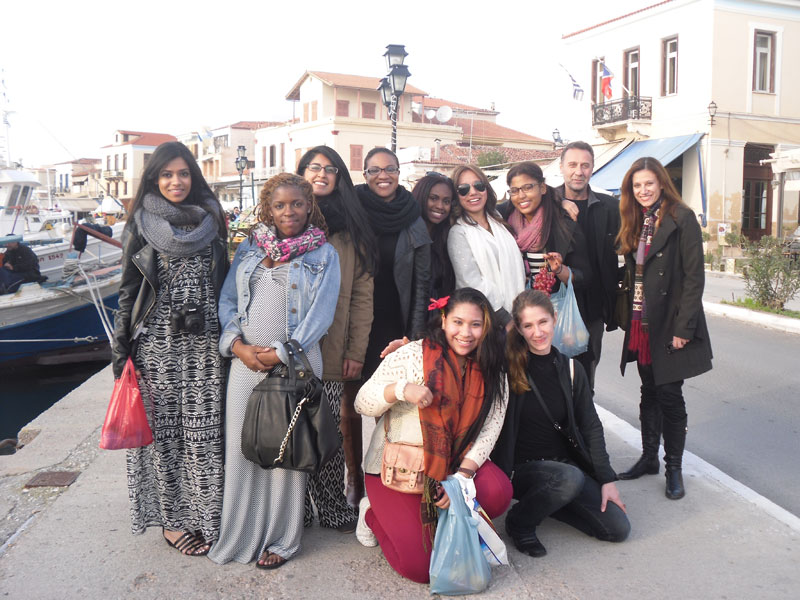 Aegina island with CUNY students