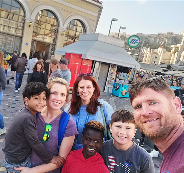 Walking tour through the old town